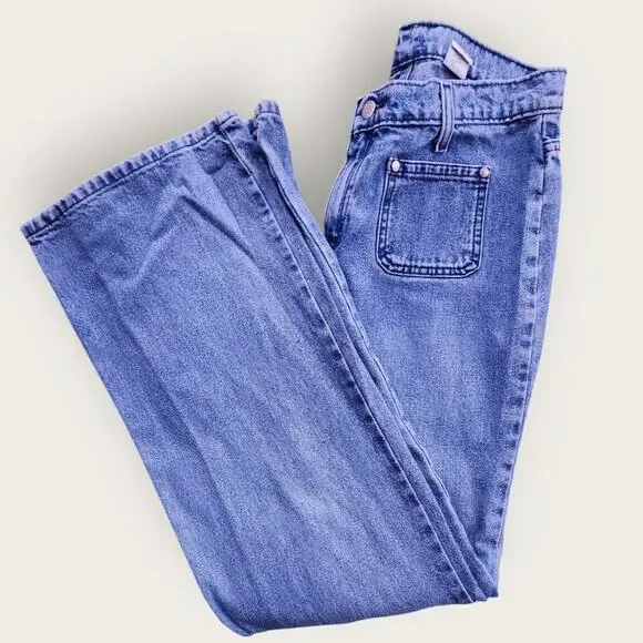 Levi's L2 Jeans Juniors Sz 9 Medium VTG Bootcut Y2K 90's Mid-rise Medium Wash - Picture 4 of 8